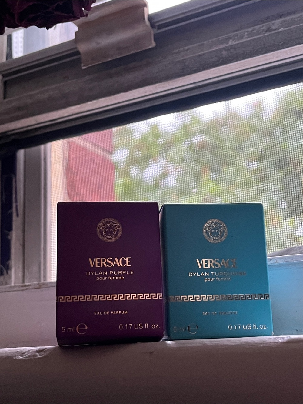 Versace Dylan Purple & Dylan Turquoise Mini Fragrance Set